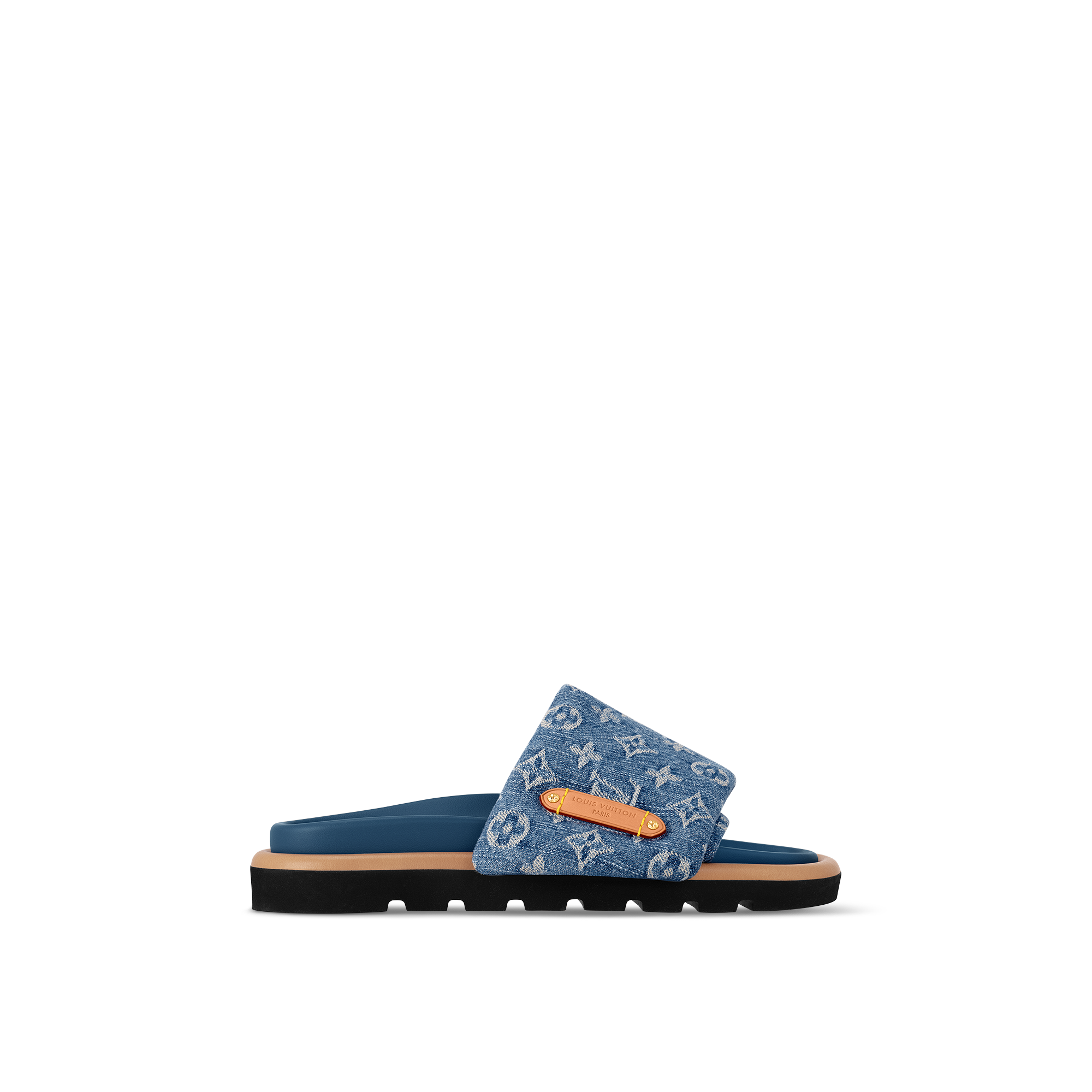 Pool Pillow Flat Comfort Mules - Luxury Blue | LOUIS VUITTON